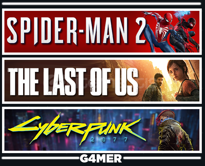 The Last of Us 1 + Spider-Man 2 + Cyberpunk The Last of Us 1 + Spider-Man 2 + Cyberpunk