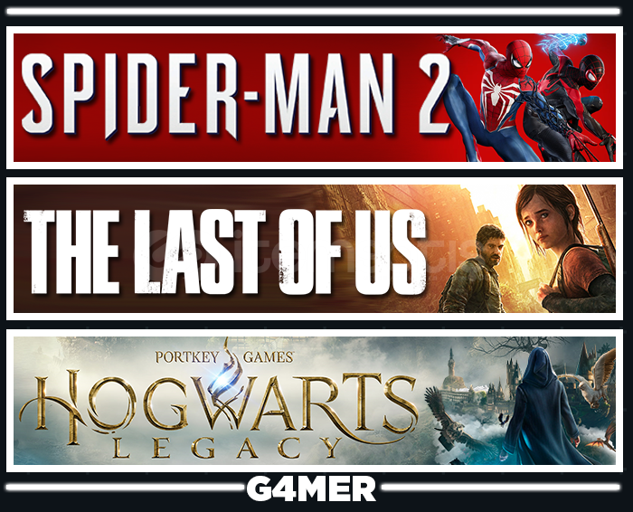 The Last of Us 1 +Spider-Man 2 + Hogwarts Legacy The Last of Us 1 +Spider-Man 2 + Hogwarts Legacy