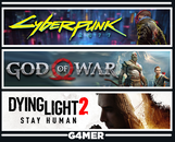 God of War + Cyberpunk 2077 + Dying Light 2