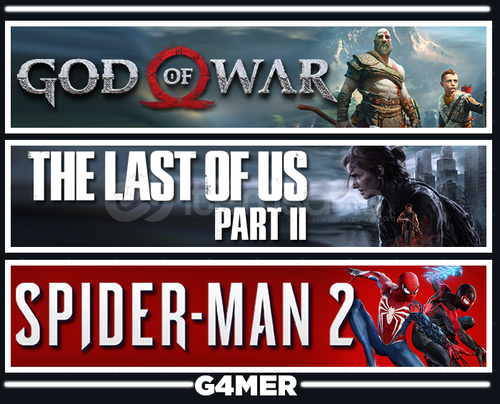 God of War + Spider-Man 2 + The Last of Us 2 God of War + Spider-Man 2 + The Last of Us 2
