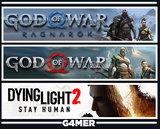 God of War + GOW Ragnarök + Dying Light 2