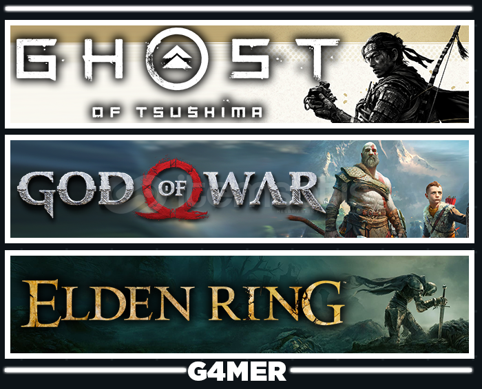 God of War + Ghost of Tsushima + Elden Ring God of War + Ghost of Tsushima + Elden Ring