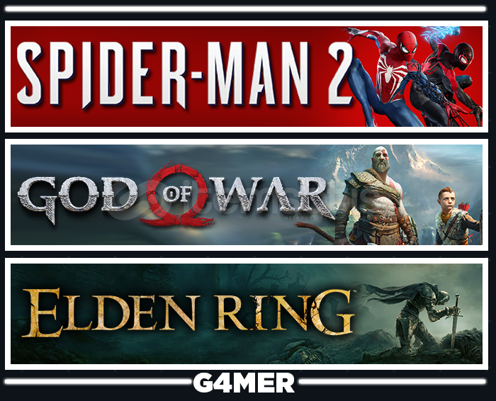 God of War + Spider-Man 2 + Elden Ring God of War + Spider-Man 2 + Elden Ring