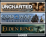 GOW Ragnarök + UNCHARTED + Elden Ring
