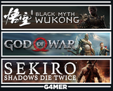 God of War + Black Myth Wukong + Sekiro God of War + Black Myth Wukong + Sekiro