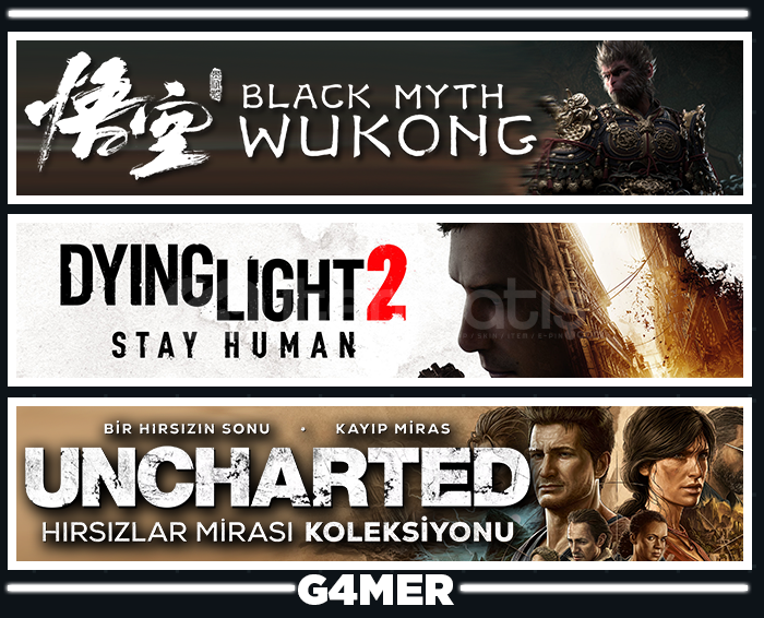 Dying Light 2 + Black M Wukong + UNCHARTED Dying Light 2 + Black M Wukong + UNCHARTED