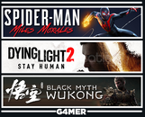 Spider Man Miles + Dying Light 2 + Wukong