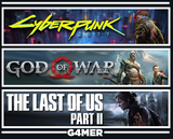 God of War + Cyberpunk 2077 + The Last of Us 2