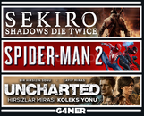 Spider-Man 2 + Sekiro + UNCHARTED