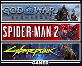 Spider-Man 2 + Ragnarök + Cyberpunk 2077 Spider-Man 2 + Ragnarök + Cyberpunk 2077