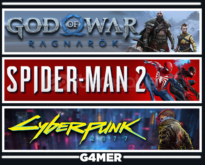 Spider-Man 2 + Ragnarök + Cyberpunk 2077 Spider-Man 2 + Ragnarök + Cyberpunk 2077
