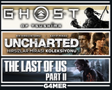 Tsushima + UNCHARTED + The Last of Us 2 Tsushima + UNCHARTED + The Last of Us 2