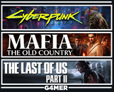 Mafia The Old Country + Last Of Us 2 +Cyberpunk
