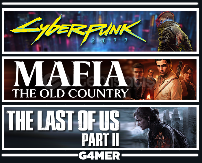 Mafia The Old Country + Last Of Us 2 +Cyberpunk Mafia The Old Country + Last Of Us 2 +Cyberpunk