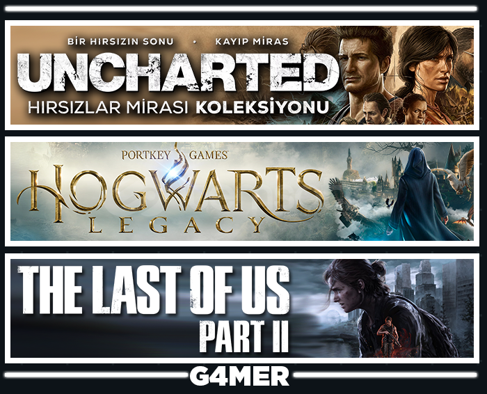 Hogwarts Legacy + UNCHARTED + The Last of Us 2 Hogwarts Legacy + UNCHARTED + The Last of Us 2
