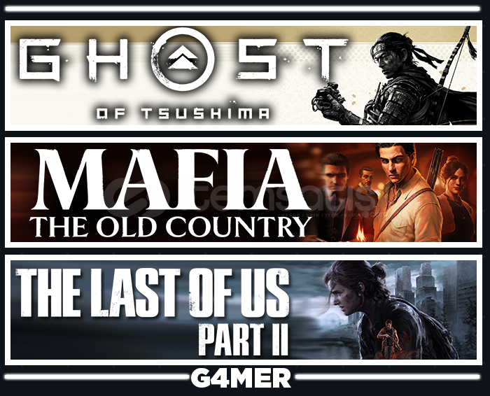 Mafia The Old Country + Last Of Us 2 + Tsushima Mafia The Old Country + Last Of Us 2 + Tsushima
