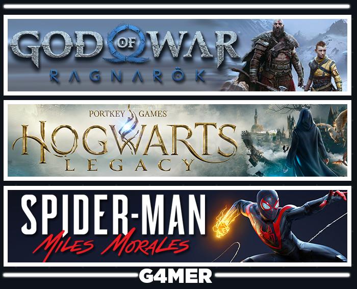Hogwarts Legacy + Ragnarök + Spider Man Miles Hogwarts Legacy + Ragnarök + Spider Man Miles