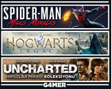 Hogwarts + Spider Man Miles + UNCHARTED