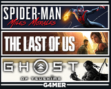 Last of Us 1 +SpiderMan Miles +Ghost of Tsushima