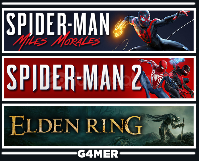 Spider Man 2 + Miles Morales + Elden Ring Spider Man 2 + Miles Morales + Elden Ring