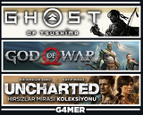 God of War + Ghost of Tsushima + UNCHARTED