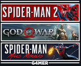 God of War + Spider-Man 2 + Miles Morales God of War + Spider-Man 2 + Miles Morales