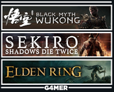 Black Myth Wukong + Sekiro + Elden Ring Black Myth Wukong + Sekiro + Elden Ring