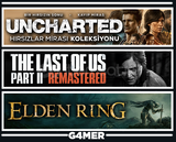 UNCHARTED + The Last of Us 2 + Elden Ring