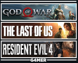Last of Us + God of War + Resident Evil 4 Last of Us + God of War + Resident Evil 4