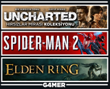 Spider-Man 2 + UNCHARTED + Elden Ring