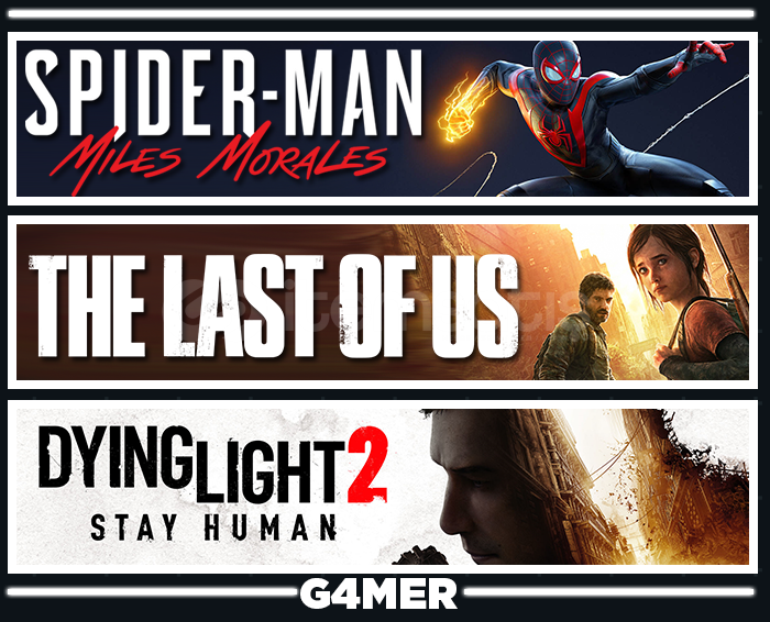 Last of Us + Spider Man Miles + Dying Light 2 Last of Us + Spider Man Miles + Dying Light 2