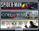 God of War +SpiderMan Miles +Ghost of Tsushima