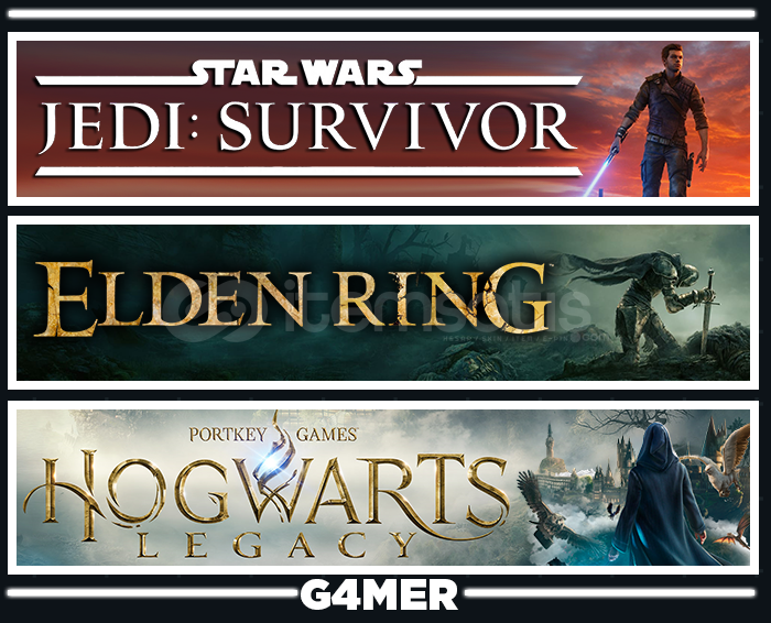 Jedi Survivor + Hogwarts Legacy + Elden Ring Jedi Survivor + Hogwarts Legacy + Elden Ring
