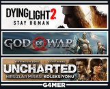 God of War + Dying Light 2 + UNCHARTED