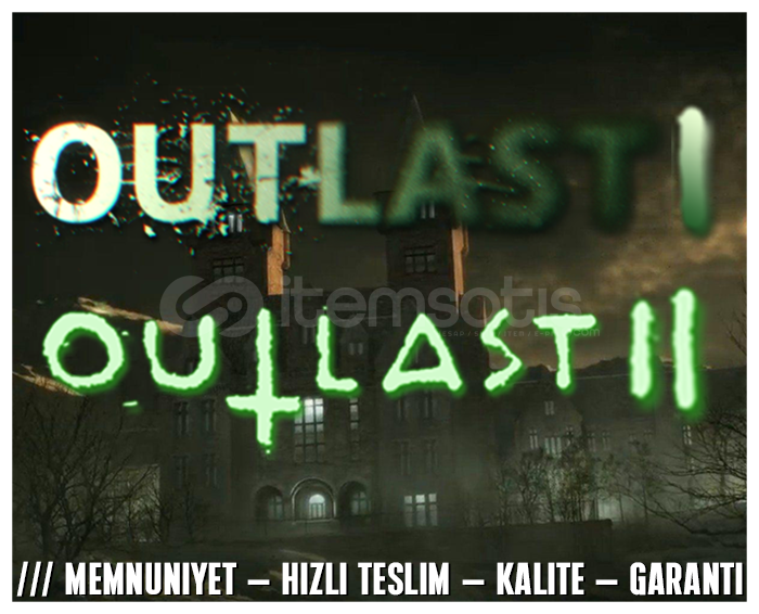 Outlast 1 - 2 + KORUMA + HIZLI TESLİM + GARANTİ Outlast 1 - 2 + KORUMA + HIZLI TESLİM + GARANTİ