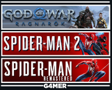 Spider-Man 2 + Remastered + GOW Ragnarök