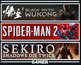 Spider-Man 2 + Black Myth Wukong + Sekiro