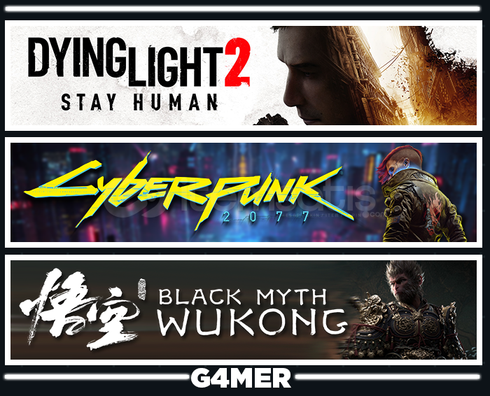 Cyberpunk 2077 + Dying Light 2 + Wukong Cyberpunk 2077 + Dying Light 2 + Wukong