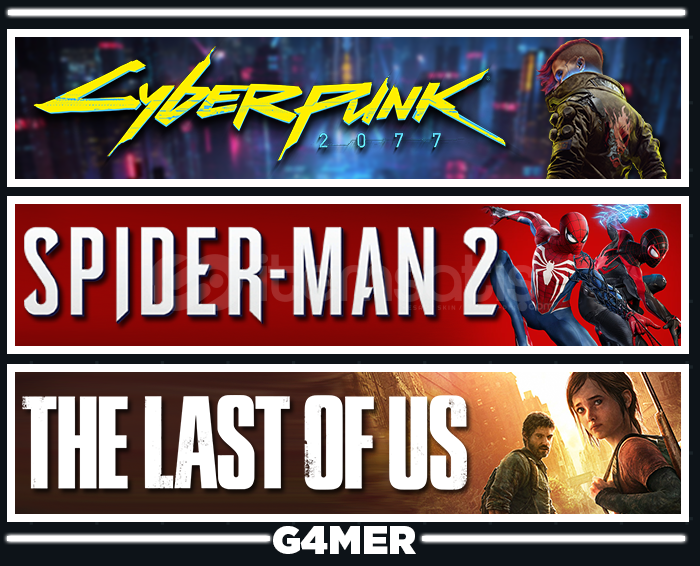 Spider-Man 2 + Cyberpunk + The Last of Us 1 Spider-Man 2 + Cyberpunk + The Last of Us 1