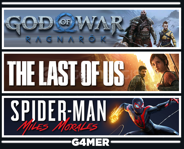 The Last of Us 1 + Ragnarök + Spider Man Miles The Last of Us 1 + Ragnarök + Spider Man Miles