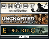 Ghost of Tsushima + UNCHARTED + Elden Ring