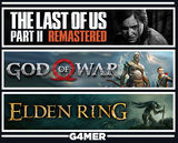 God of War + The Last of Us 2 + Elden Ring