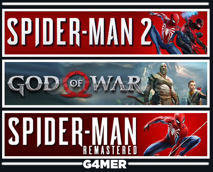 God of War + Spider-Man 2 + Remastered God of War + Spider-Man 2 + Remastered