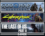 Cyberpunk 2077 + Ragnarök + The Last of Us 2