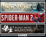 Spider-Man 2 + Hogwarts + Black Myth Wukong