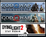 God of War + GOW Ragnarök + Dying Light 2