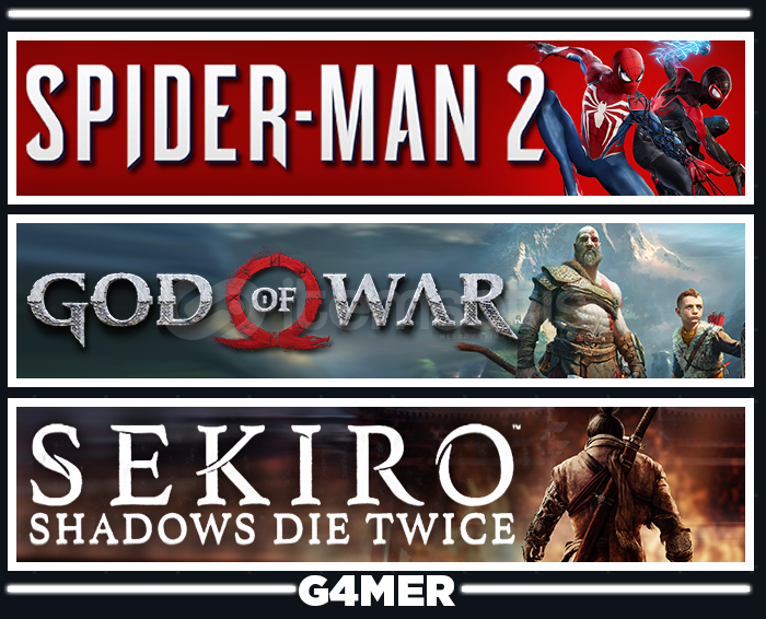 God of War + Spider-Man 2 + Sekiro God of War + Spider-Man 2 + Sekiro