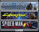 Cyberpunk 2077 + Ragnarök + Spider Man Miles Cyberpunk 2077 + Ragnarök + Spider Man Miles
