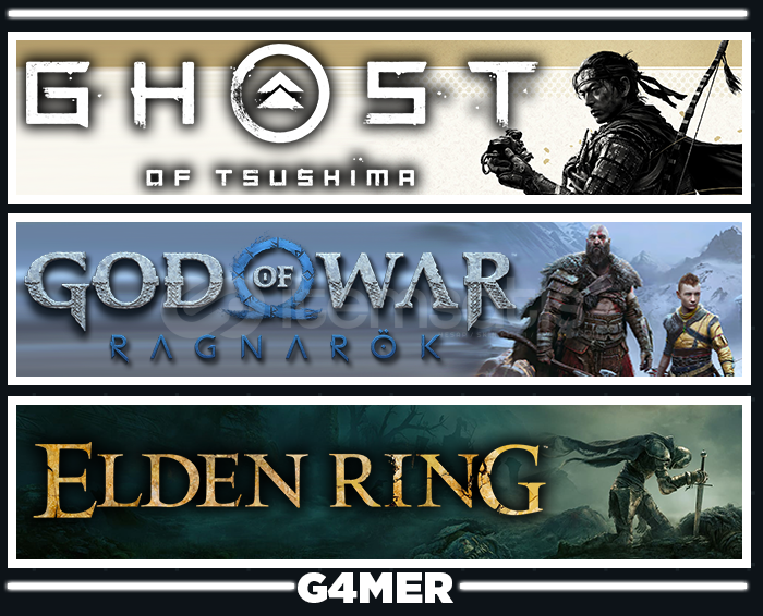Ragnarök + Ghost of Tsushima + Elden Ring Ragnarök + Ghost of Tsushima + Elden Ring