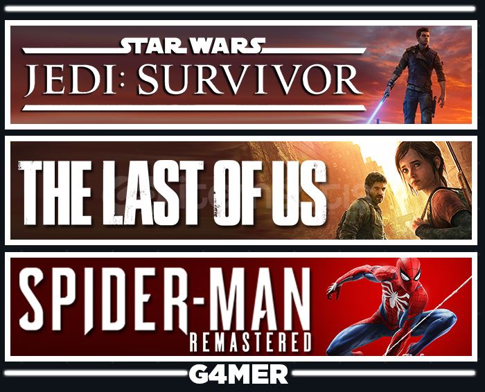 Jedi Survivor - The Last Of Us 1 + Spider Man RE Jedi Survivor - The Last Of Us 1 + Spider Man RE